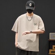 투니스 남성 패션 심플 컴포트 에어 시원한 데일리 오버핏 반소매 티셔츠