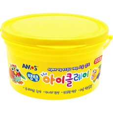 아모스 탱탱아이클레이, 노랑, 600g, 1개