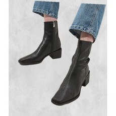 솔트앤초콜릿 슬림 스퀘어 토 앵클부츠 412246004 (5.5cms) 217692