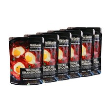 Wild Garden 바로 사용할 수 있는 마리네이드 고메 튀니지 샤크쇼카 시머 소스 첨가제가 없는 정통 레시피 방부제 없음 계란에 적합합니다! 199.9g(7.7온스), Tunisian Shakshouka