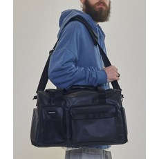 [국내정품] 비아모노 더플백 트레블 보스턴 백 (제트블랙) 107489, FREE