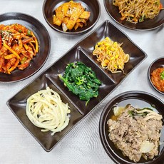 [옹기종기] 3절 나눔 접시, 상세 설명 참조, 상세 설명 참조, 1개