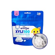 핑크퐁 아기상어 자일리100% 40g [4세트] 자일리톨 핀란드 100%, 4개