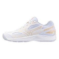 Mizuno Cyclone Speed 4 女排球鞋 基本款 運動訓練 輕量 白淺橘 V1GC238000, 1個, 29.0 CM
