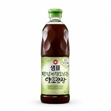 [셀러허브 패션][JHP93190_52ER]샘표 염도낮은 맛있게 양조간장 860ml, 1개