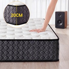 휴식숲 침대 매트리스 포켓 독립스프링 롤팩 매트리스, 20cm, 중간 단단함
