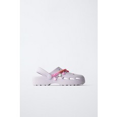 ZARA 자라 고무 클로그 - 라일락 2710730081 DWZ204 FYE970
