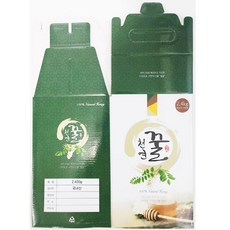꿀병상자 2.4kg 전용 꿀병박스 꿀병포장박스 고급골재 제작 꿀병종이박스 꿀병종이상자 1개당 가격, 1개