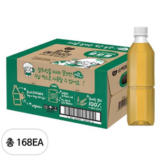동원 순백 에코 보리차 무라벨, 350ml, 168개