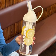 運動水杯吸管杯 耐高溫大容量水壺, 1個, 寶藍色, 920ml