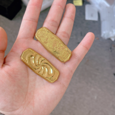 KENGOCHI 聖碑 不銹鋼 拋光 真空鍍金 Fidget Spinner, 如圖所示, 1個