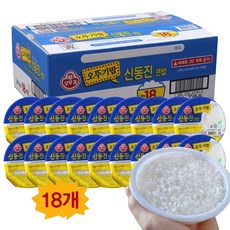 (후식캔디증정) 맛있는 오뚜기밥 신동진 큰밥, 18개, 300g