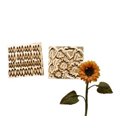 1/6 1/12 BLYTHE 클레이아트 인형소품 미니어처만들기 꽃 식물 합금 몰드, 해바라기 꽃잎과 꽃봉오리 포함, 기본 향