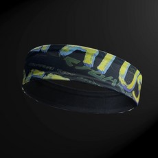 運動止汗髮帶 男女戶外健身瑜伽跑步吸汗頭帶 籃球導汗束髮頭巾 潮流 吸濕排汗快乾 跑步健身適用, 1個, 金色夢想