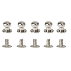 공예 금속 스터드 20 손잡이 스님 네일 버클 세트 리벳 6MM 7MM 단추 합금 머리 8MM 압정 가방 4MM 라운드 나사 5MM 가죽, nd 4mm, silver