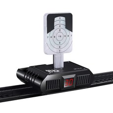 레이저태그 과녁 서바이벌 타겟 이동 게임 레일 자동 움직이는 조준판 비비탄 목표 이동식 타켓, 색상 변경 타겟 디스플레이, 1개