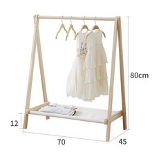 원목 아기옷 행거 유아복 우드 아기방 꾸미기 키즈 옷걸이, C. 70x80 (이미지참고), 1개