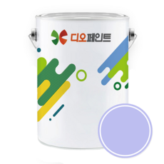디오페인트 광택스 가구 방문 몰딩 수성 유광 페인트, 1개, 4L, 비비드42(라벤더)
