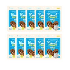 대용량 프리미요 크런치 50g 10개 (총500g) 고양이 과자 비스켓 템테이션 파티믹스, 참치맛