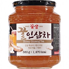 꽃샘 꿀인삼차 580g/당일발송/무료배송, 1박스, 580g
