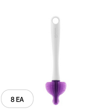 실리만 실리콘 젖꼭지 솔 WSK336, 8개, 연보라