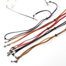 스포츠 패션 칼라 스웨이드 길이조절 목걸이 안경줄 hes+70849Ck