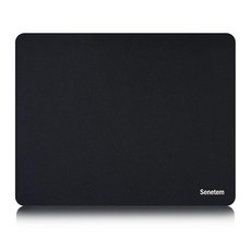 Senetem 세네템 마우스패드 얇은 게이밍 소형 280x220x2mm 미끄럼방지, 1개, ブラック