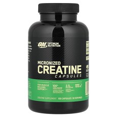 Optimum Nutrition 미분화 크레아틴 캡슐 100 알갱이 당 1.25g, 1개