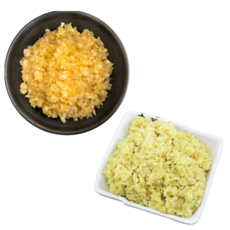 국내산 햇 다진 마늘+생강 1세트 가락시장 당일경매 당일생산, 1kg