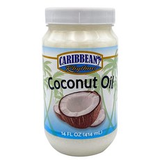 Caribbean Rhythms 코코넛 오일 414ml(14온스), 1개, 414ml