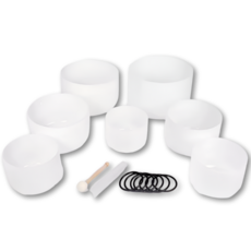 오로라 크리스탈 싱잉볼 세트 고급 수제 명상종 요가종 씽잉볼 티벳종 릴렉스종 네팔, 1개