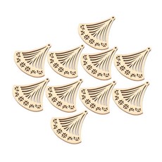 shangren 10 pcs 나무 중공 귀걸이 미완성 경량 구멍이 달린 매달려 귀걸이 diy 공예를위한 빈 나무 펜던트 여성 만들기, 목재, 활기 없는