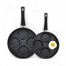 국산 4구 후라이팬 에그팬&팬케이크 멀티팬 분할팬, 28cm, 1개