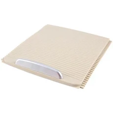 1피스 자동차 내부 센터 콘솔 롤러 블라인드 뚜껑 트림 커버 39870905 볼보 S80 V70 Mk2 컵 홀더 슬라이딩, 01 Beige Color, 1개