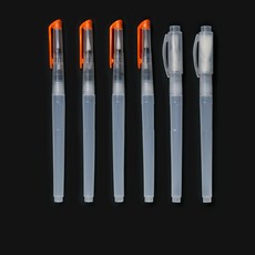 喬爾喬內自來水筆套裝：灌水毛筆、儲水毛筆、水溶彩、固體水彩畫筆，美術用品套裝, 1個, 自來水筆(六件套)