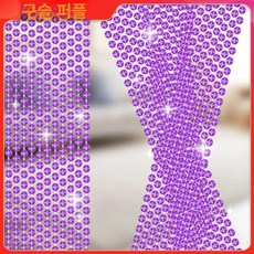 중국집비즈발 구슬발 비즈발 레트로 주렴 출입문 문발, 라운드 비즈 퍼플