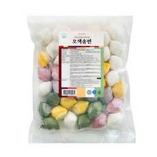 웰루츠 우리쌀 오색송편, 1개, 1kg