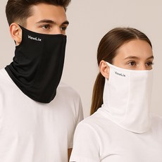 뷰릭스 2025 스포츠용 자외선 차단 UV 쿨링 골프 마스크 1+1, 스킨+스킨, 1세트