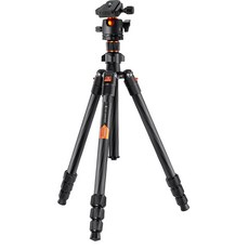K&F CONCEPT 카본 파이버 경량 여행용 카메라 삼각대, K254C2+BH-36L, 1개