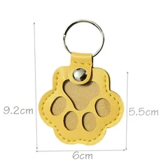 애완동물 털 기념품 열쇠고리 가죽 메모리얼 로켓 강아지 고양이 보관 귀여운 분실 선물 추모 장식, 04 05