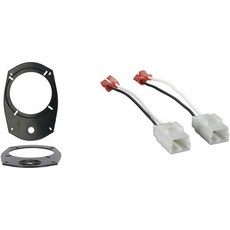 Metra 일부 크라이슬러 다지 차량 82-6901 호환 스피커 어댑터 플레이트 72-6514 하네스, Adaptor Plates + Speaker Harne, Standard Packaging