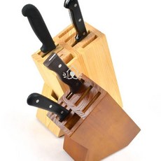 원목 아크릴 주방 칼 보관 칼꽂이 주방칼보관 싱크대칼집 식칼보관함, 02. 나무칼꽂이-대