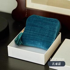 復古優雅 便攜首飾收納包 多層珠寶收納袋