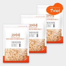 구운코코넛칩 고함량 자연간식, 3개, 300g