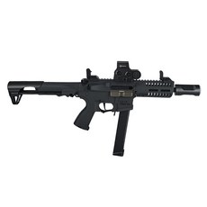 UB 수정탄 연사 듀얼 모드 전동건 5종 젤탄 자동 조준경 소음기 서바이벌, ARP9, 블랙, 1개