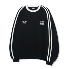 OCELOT [기모추가] C2 소매 두줄 오버핏 맨투맨 278594