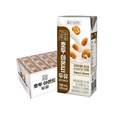 롯데백화점프라임에스앤에이치 배송 초 건국 호두아몬드두유 190mlx24팩, 190ml, 24개