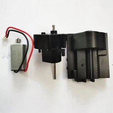 臺灣熱銷 改裝車RC陞級金屬配件六驅遙控車原車零件閤金傳動軸車橋減震, 原車件：180電機+波箱+底座, 1個