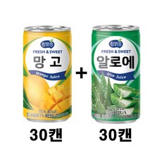 참맑은 망고 175ml + 참맑은 알로에 175ml, 60개