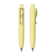 유니볼 원 P 포켓 미니 볼펜 0.5mm, 0.5mm 바나나